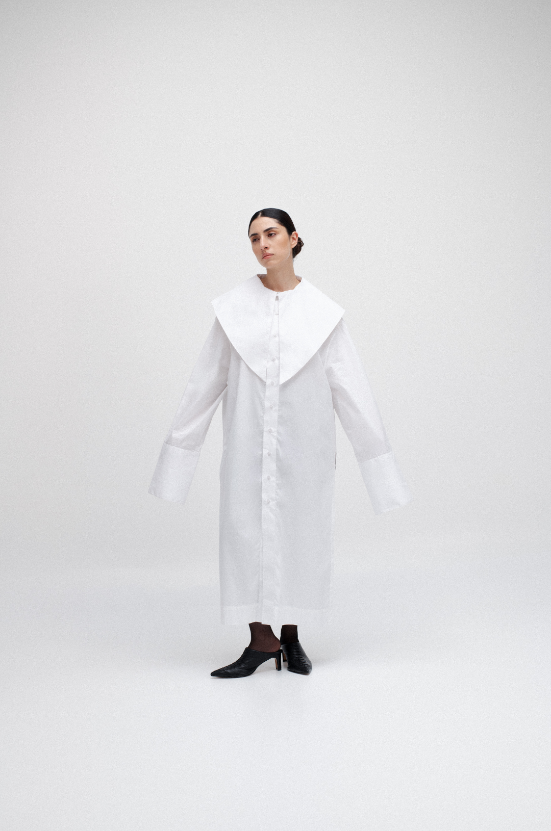 CAPE COLLAR SHIRT